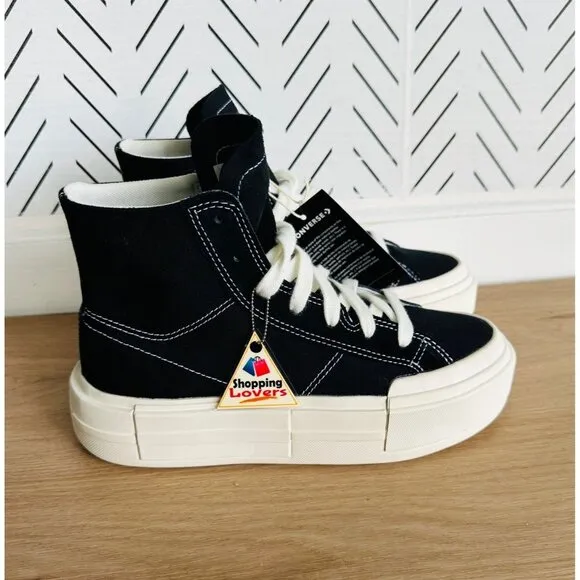 🤩Converse Women Shoes Chuck Taylor All Star Hi Size 8 Sneakers Black A04689C🤩