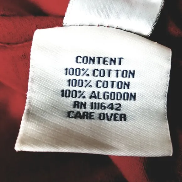 COOGI Men’s Red Designer T-Shirt, XXL, Rare Y2K Collectible Streeware