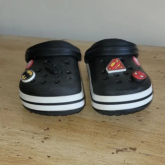 Crocs Crocband Kids Classic Clog Slip On Slides Black Star Wars Size 12