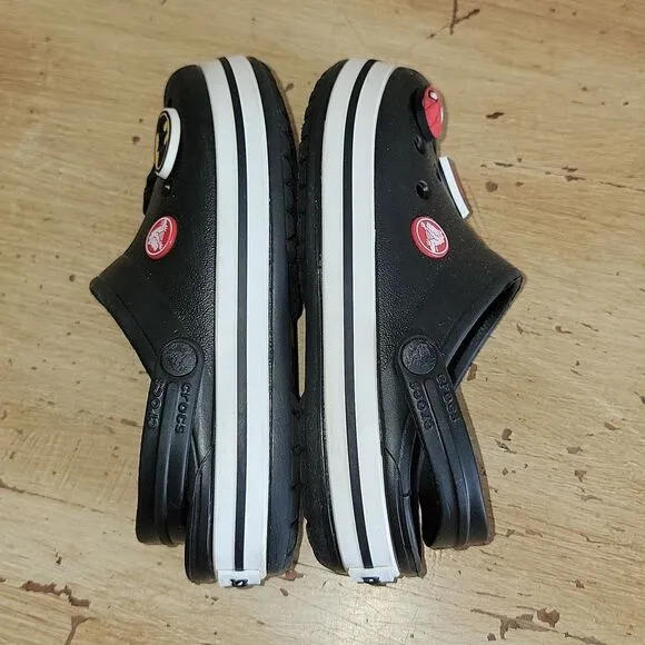 Crocs Crocband Kids Classic Clog Slip On Slides Black Star Wars Size 12