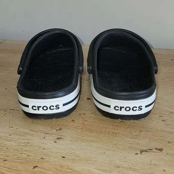 Crocs Crocband Kids Classic Clog Slip On Slides Black Star Wars Size 12