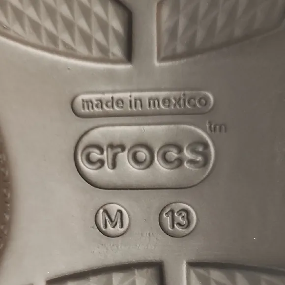 CROCS Men's Brown and Tan Loafers