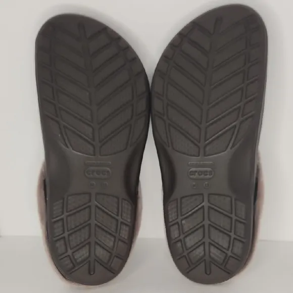 CROCS Men's Brown and Tan Loafers