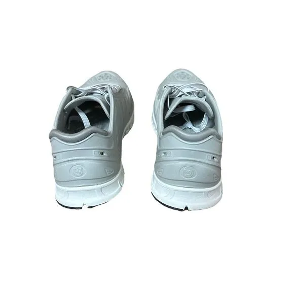 Crosskix Mens‎ Gray White Lace Up Round Toe Low Top Solid Size 7 Athletic Shoes