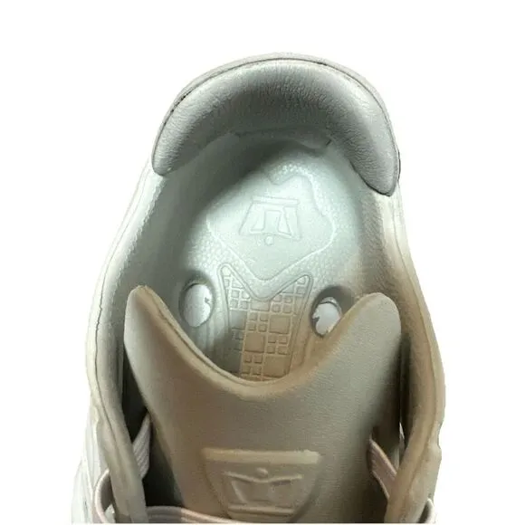 Crosskix Mens‎ Gray White Lace Up Round Toe Low Top Solid Size 7 Athletic Shoes