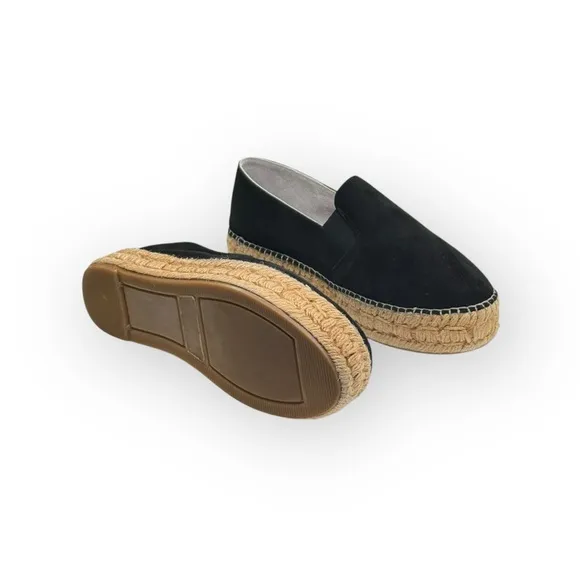 Cruz’n Shoes by Menorquinas USA 𖦹 Double Sole Espadrilles 𖦹 Black Suede 𖦹 37