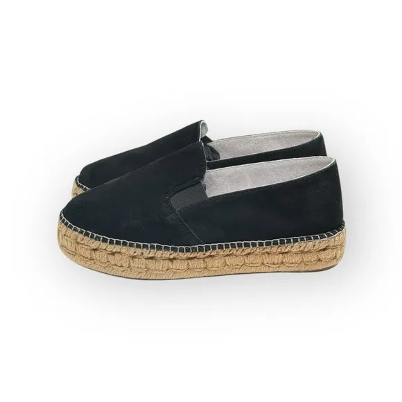 Cruz’n Shoes by Menorquinas USA 𖦹 Double Sole Espadrilles 𖦹 Black Suede 𖦹 37