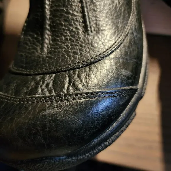 Dansko Kassidy Quilted Leather Fur Boots High Tall Black Womens‎