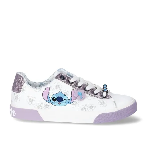 Disney Stitch Women's Low Top Lace Up Sneakers