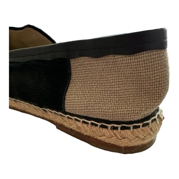 Dolce &amp; Gabbana Women's Flats Leopard-print fabric Espadrilles Sz. 11