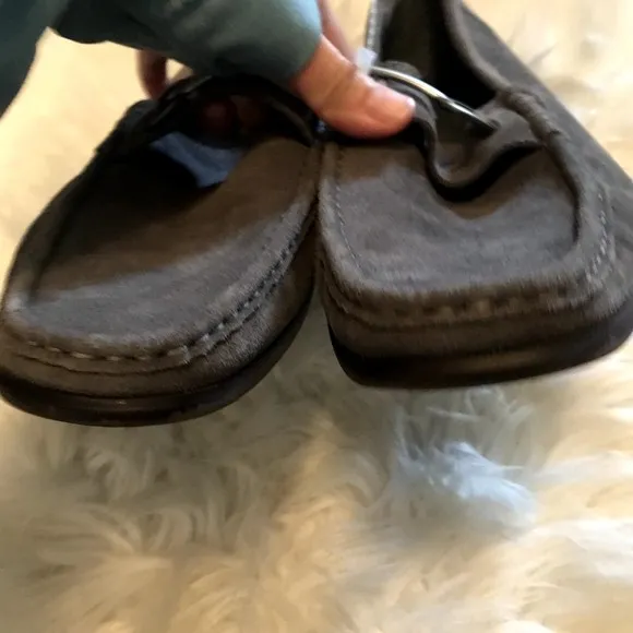 Donatello Perforated-Suede Mocassin Loafers Saks Fifth Avenue 13M
