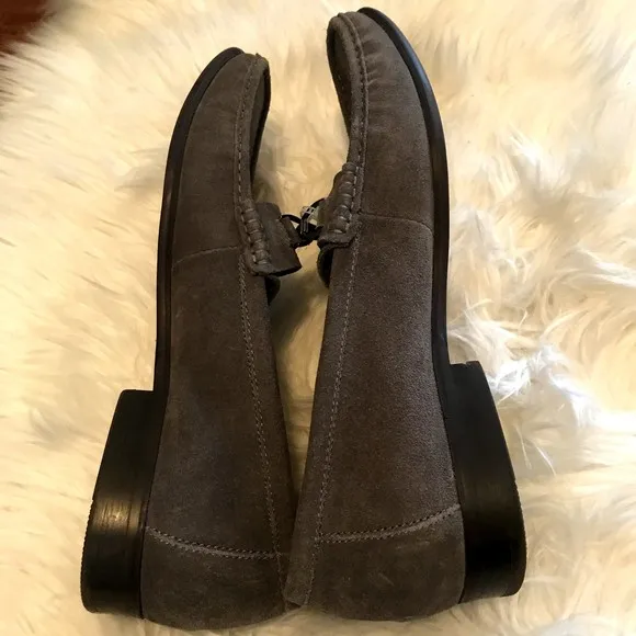 Donatello Perforated-Suede Mocassin Loafers Saks Fifth Avenue 13M