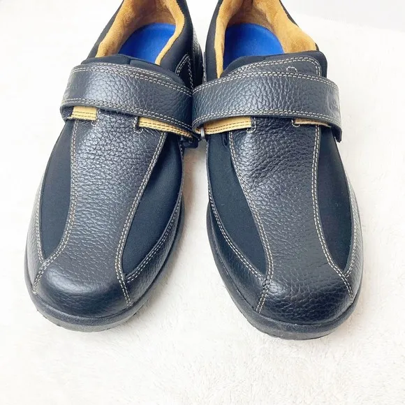 Dr Comfort Men’s 12W Douglas Black Leather Diabetic Comfort Loafers 6610 Shoes