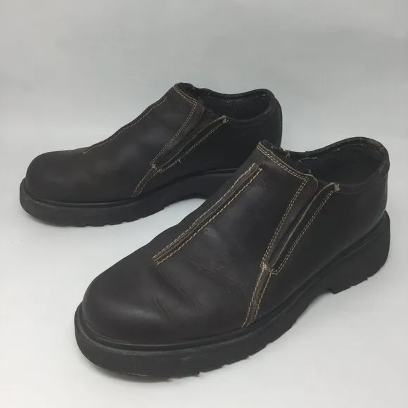 Dr. Martens Brown Leather Slip On Loafers M 11