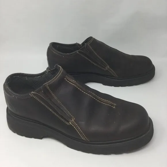Dr. Martens Brown Leather Slip On Loafers M 11