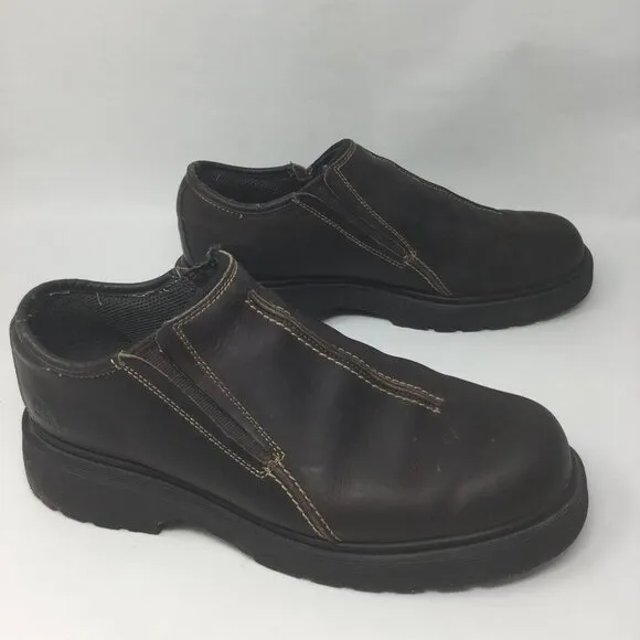 Dr. Martens Brown Leather Slip On Loafers M 11