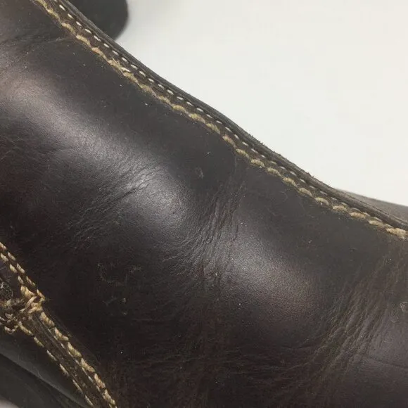Dr. Martens Brown Leather Slip On Loafers M 11