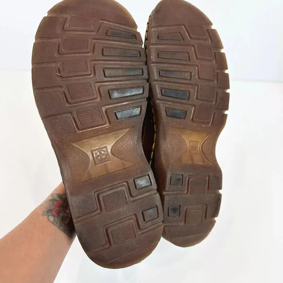 Dr. Martens Y2K SlipOn Chunky Leather Loafers Mens Size 7/Womens 8 Retro Grandpa