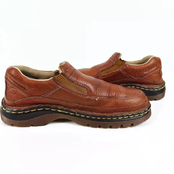 Dr. Martens Y2K SlipOn Chunky Leather Loafers Mens Size 7/Womens 8 Retro Grandpa