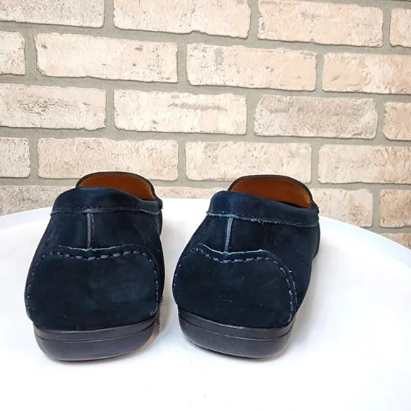DRIVER Club USA Nashville Navy Nubuck Loafers Size 9 1/2