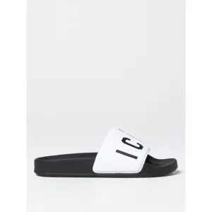 Dsquared2 IC2 Logo Slides Kids Black Footwear