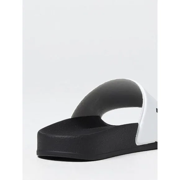 Dsquared2 IC2 Logo Slides Kids Black Footwear