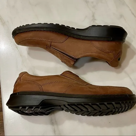 Ecco Helsinki Comfort Brown Leather Loafers
