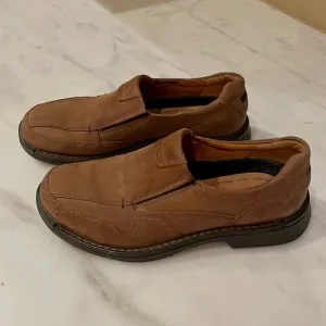 Ecco Helsinki Comfort Brown Leather Loafers