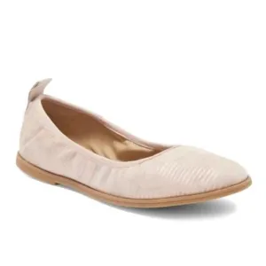 EILEEN FISHER Notion Ballet Flat In Goose Bump/light Gold Size 8.5