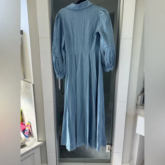 Emily McCarthy chambray maxi dress, nwt, XS
