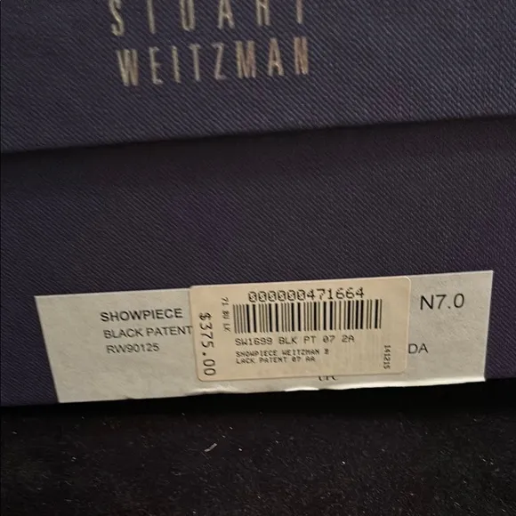 EUC 7 Stuart Weitzman Black Loafers for Women