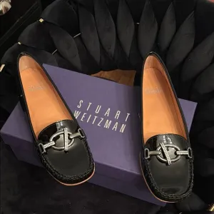 EUC 7 Stuart Weitzman Black Loafers for Women