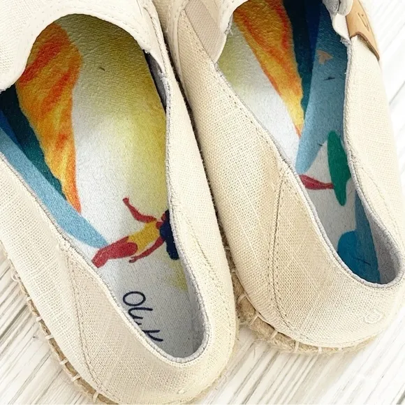 EUC Women's OluKai Kaula Pa'a Kapa Convertible Espadrilles