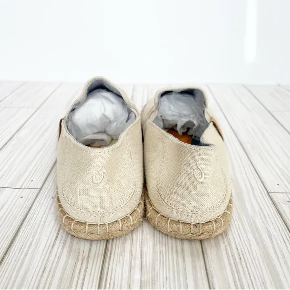 EUC Women's OluKai Kaula Pa'a Kapa Convertible Espadrilles