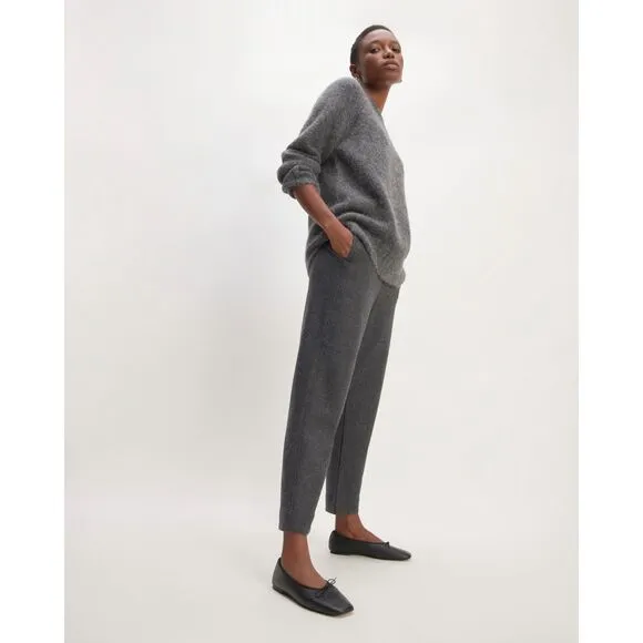 Everlane The Day Ballet Flat in Black Nappa Leather Shoes Size 6 NEW
