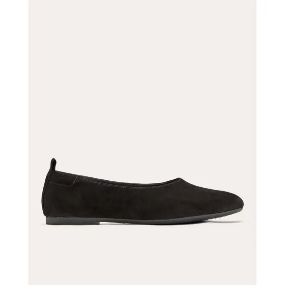 Everlane The Day Glove Flats in Black Suede 8 New Womens Shoes Ballet