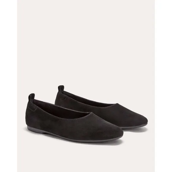 Everlane The Day Glove Flats in Black Suede 8 New Womens Shoes Ballet