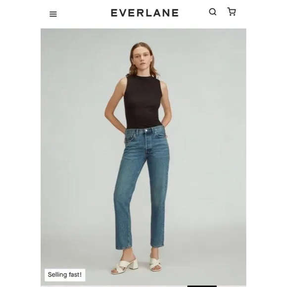 Everlane The Day Twist Heels in Canvas 6 New Womens High Heels Sandals