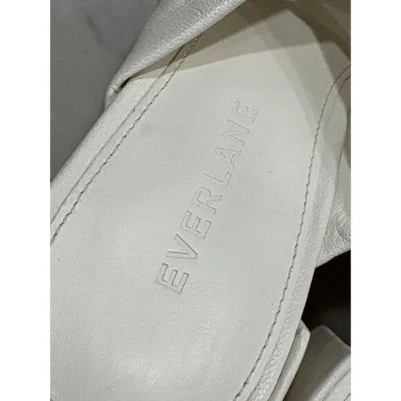 Everlane The Day Twist Heels in Canvas 6 New Womens High Heels Sandals