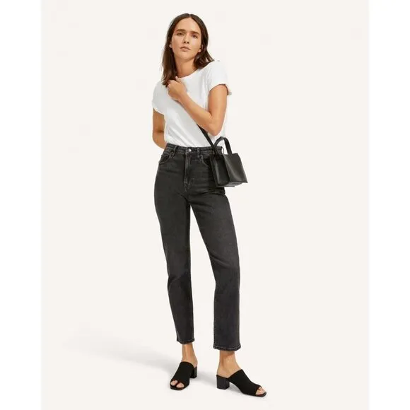 Everlane The Glove Mules in ReKnit Black 9.5 New Womens Slides Sandals Heels