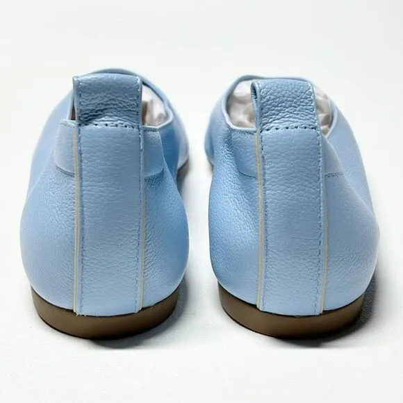 Everlane The Italian Leather Day Glove in Sky Blue Flats Ballets Size 6.5 NEW