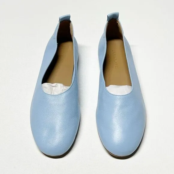 Everlane The Italian Leather Day Glove in Sky Blue Flats Ballets Size 6.5 NEW