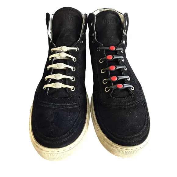 Extremely Rare Designer Galliano Men's High-Top Sneakers Sz 9.5-10 Numbered 1214