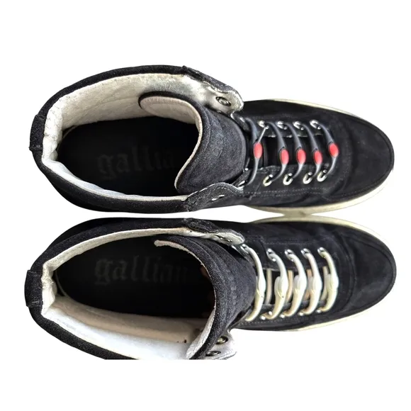 Extremely Rare Designer Galliano Men's High-Top Sneakers Sz 9.5-10 Numbered 1214