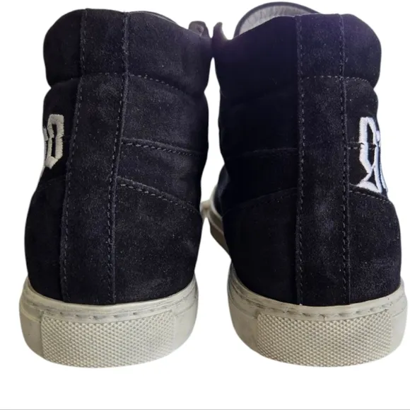 Extremely Rare Designer Galliano Men's High-Top Sneakers Sz 9.5-10 Numbered 1214