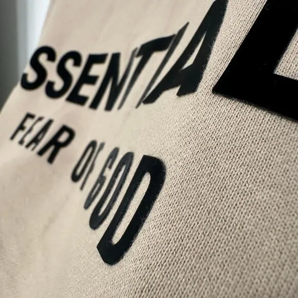 Fear of God Essentials Hoodie XL Desert Sand | Streetwear Sweatshirt | NWT