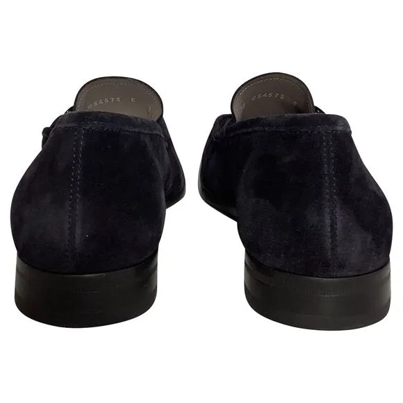 Ferragamo Adam Loafers in Black Suede
