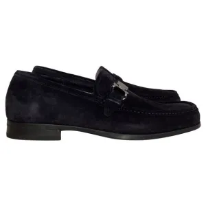 Ferragamo Adam Loafers in Black Suede