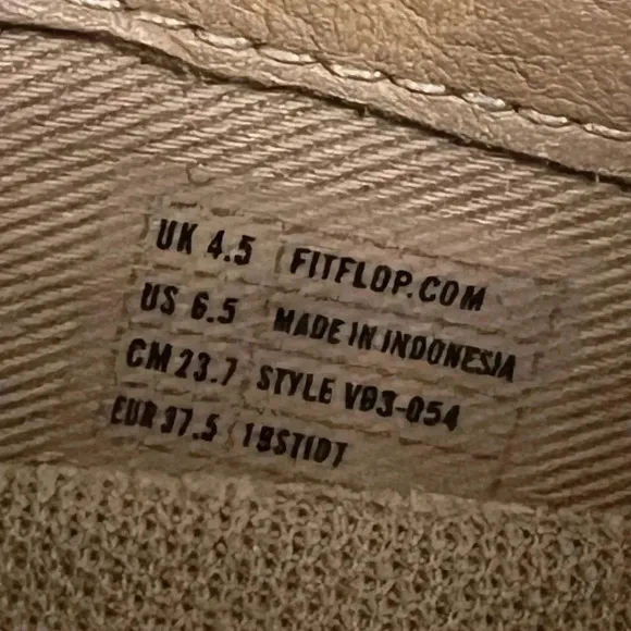 Fitflop Superskate Snake Gray Loafers size 6.5 comfort walking slip on sneaker