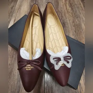 Flats, ballet, casual, office, luxury, designer, coach, shoes, women's, travel,